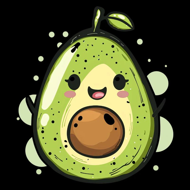 Avocado Comic Design