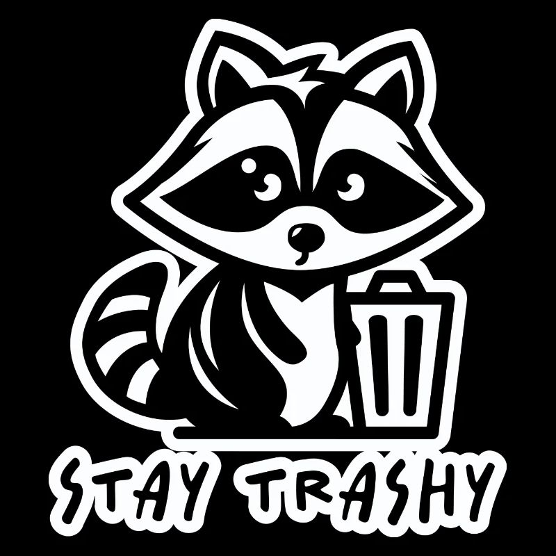 raton laveur reste trash