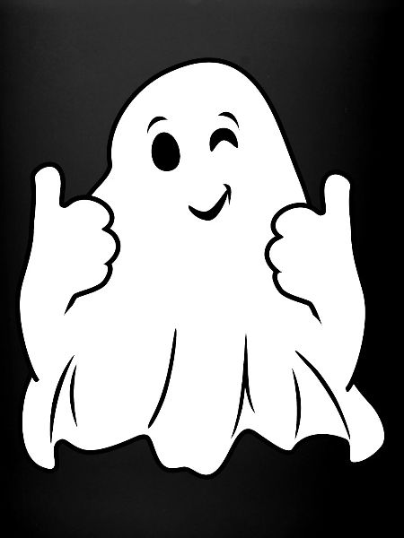 Winking ghost