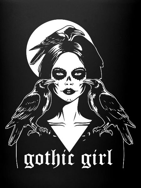 belle fille gothique design