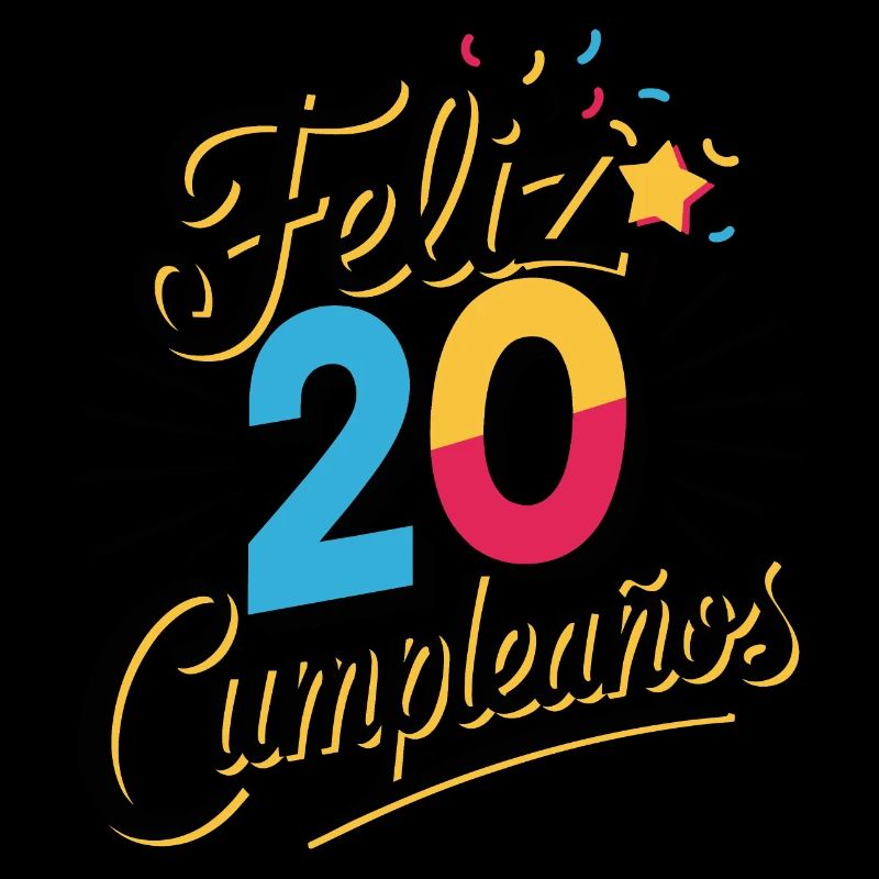 ¡Feliz 20 Cumpleaños!