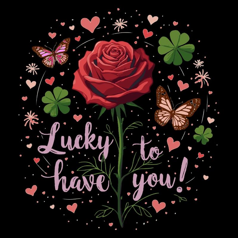 Valentinstag Geschenk Blumen Lucky Schmettelinge