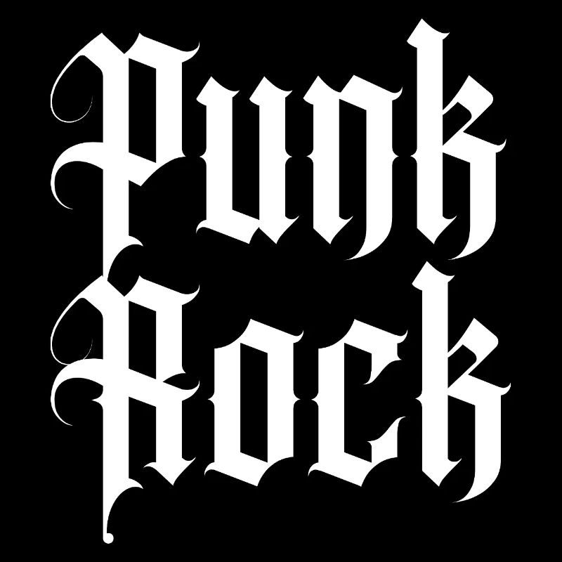 Punk rock gothic logo