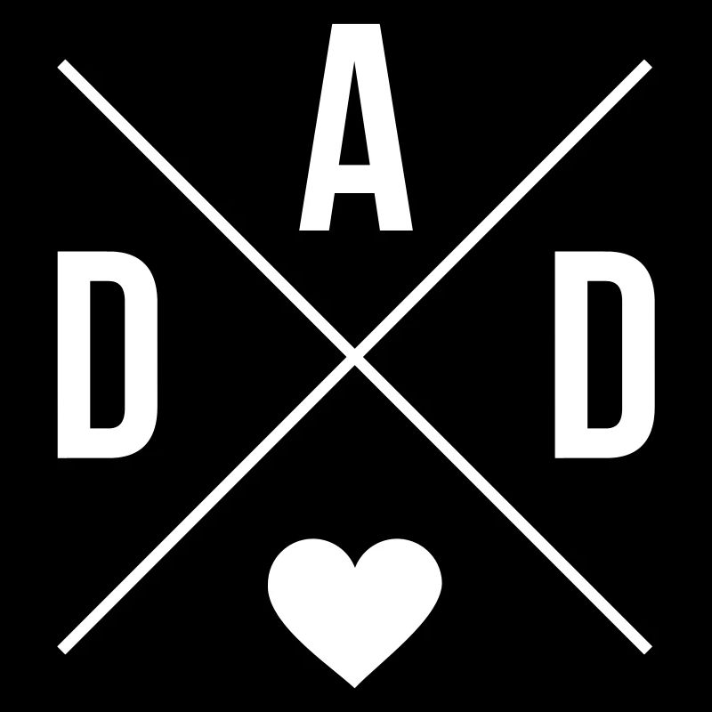 Dad with Heart Dad Father's Day