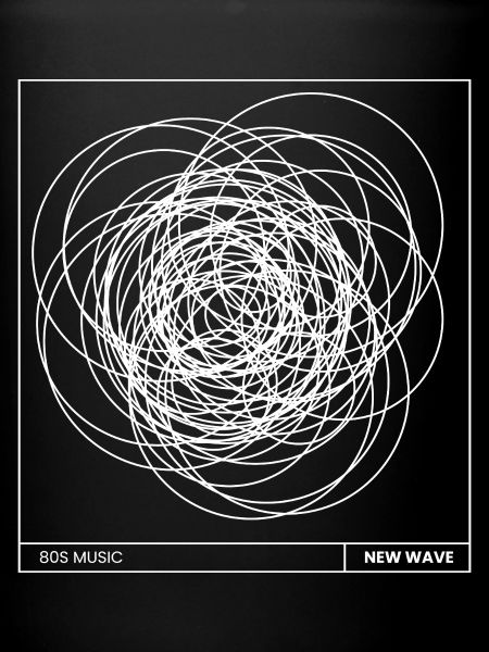 Conception d'affiches New Wave