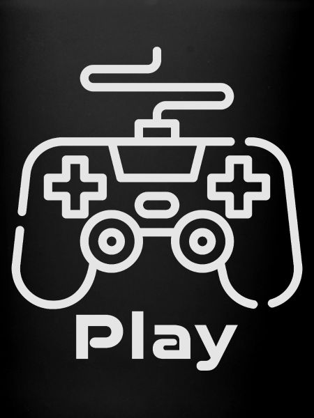 Retro Gaming Controller Illustration