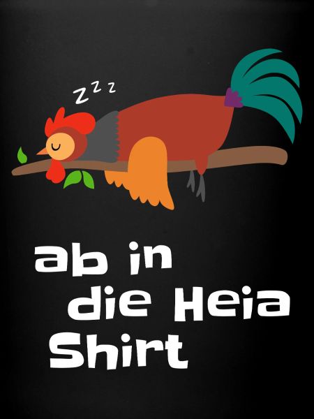 Barking rooster on branch