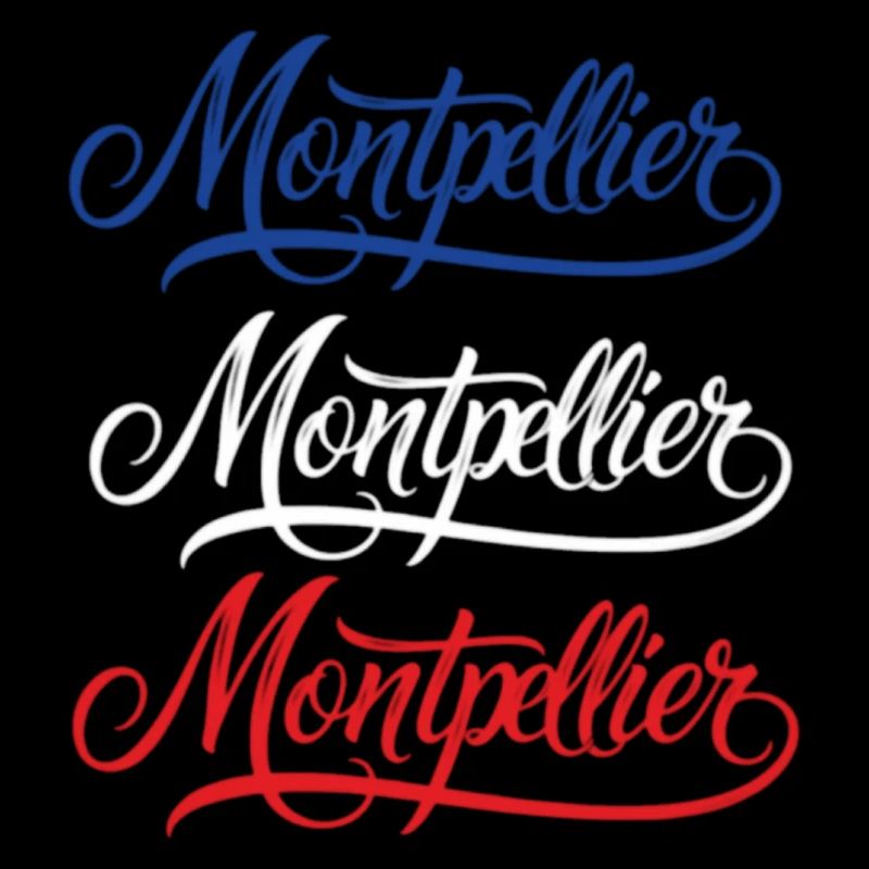 Montpellier Retro Lettering Design