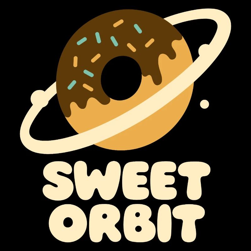 Süßer Orbit Donutplanet