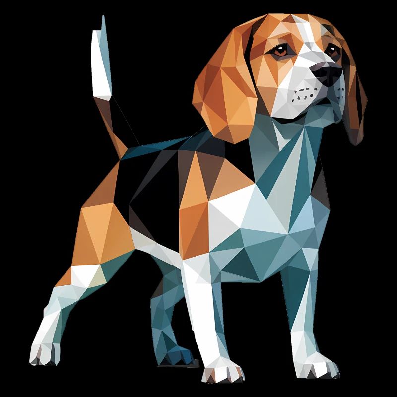 Bulldog - Cooles Low Poly Logo