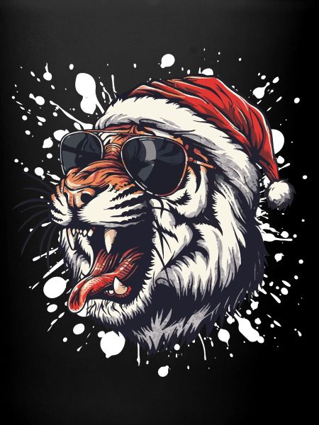 Tigre Noël Drôle