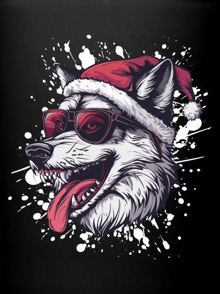 Loup Noël Drôle