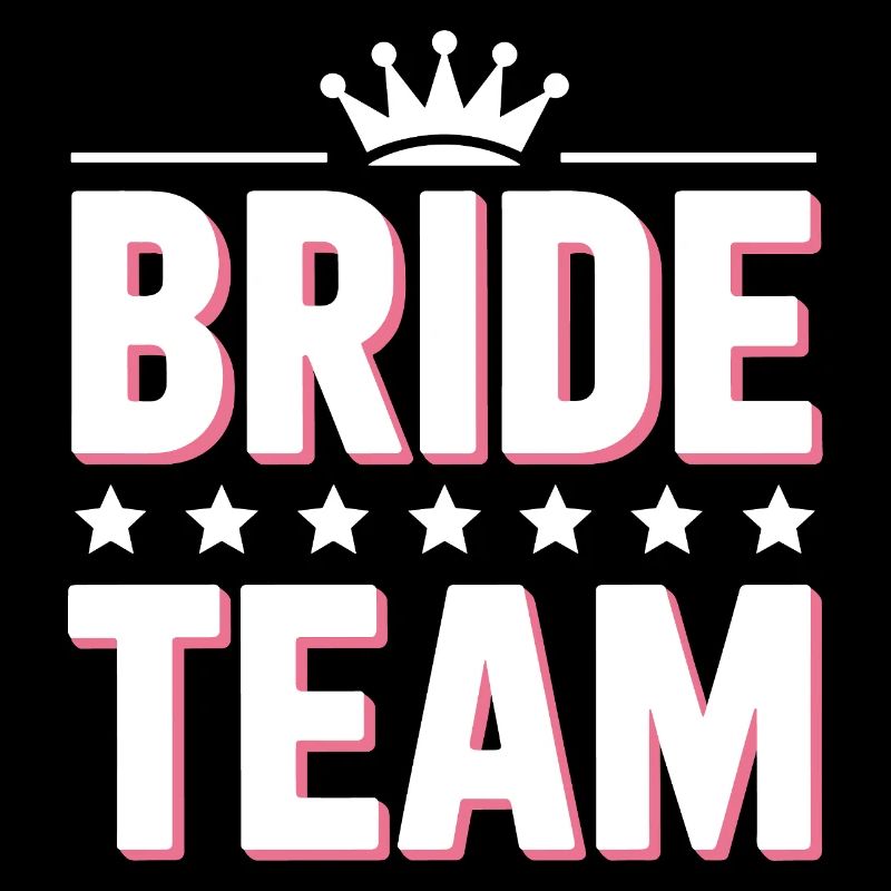 Brautteam Krone Team Bride