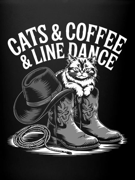Cat Coffee Western Line Danse