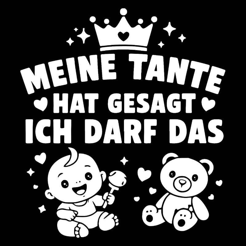 Meine Tante hat gesagt, ich darf das