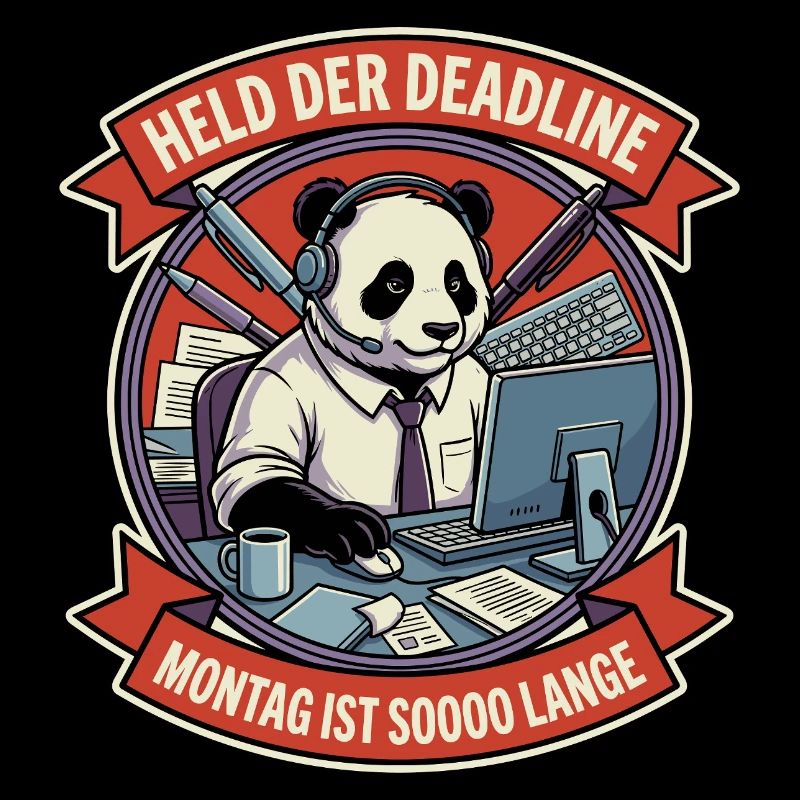 Held der Deadline Panda am Montag
