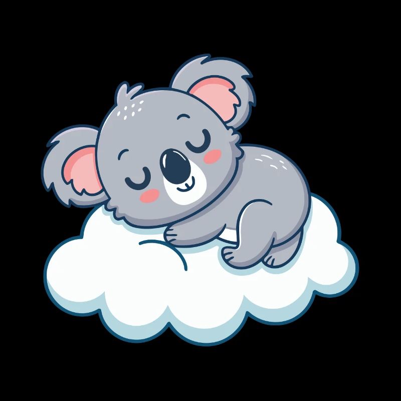 Koala Rêveur sur Nuage