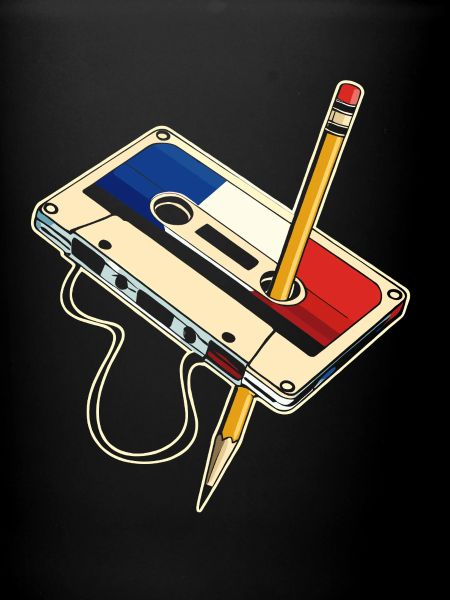Retro Pop Pencil Cassette