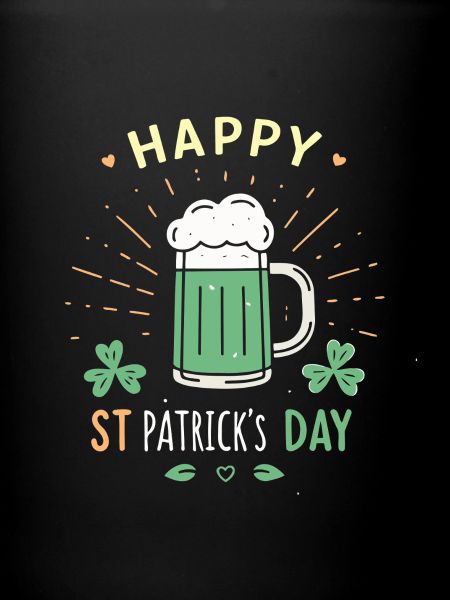 Verre Saint Patrick Festif