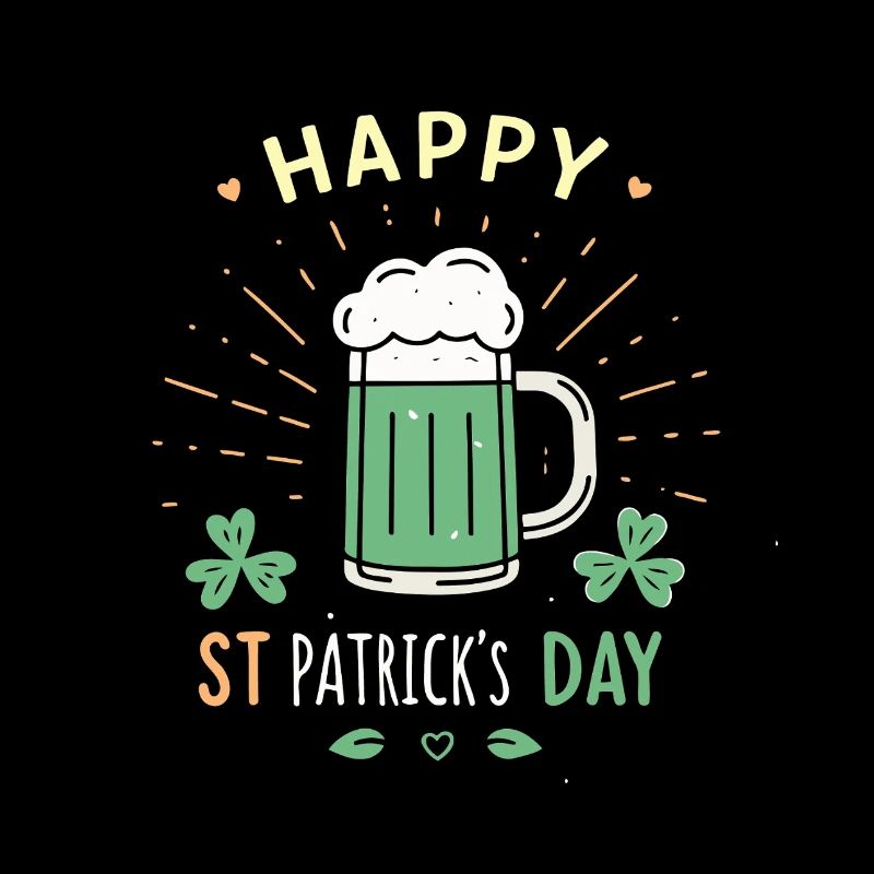 Verre Saint Patrick Festif