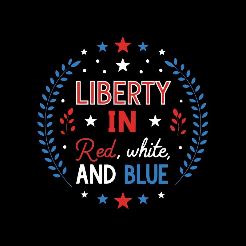 Freedom in Red, White and Blue