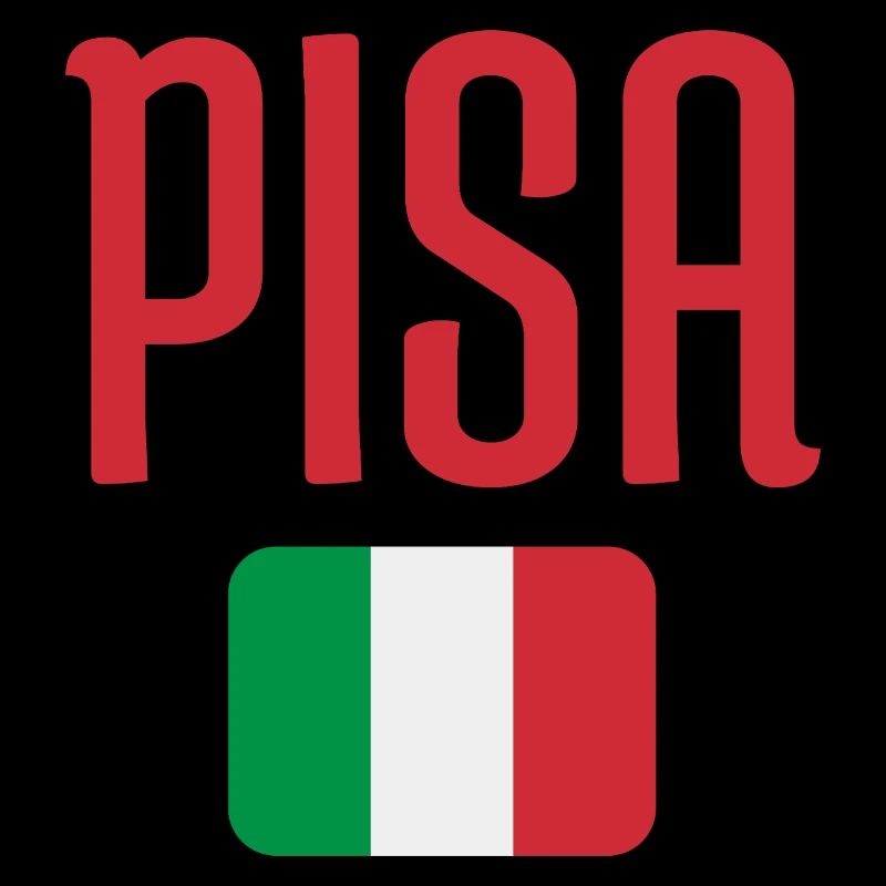 Drapeau italien de Pise