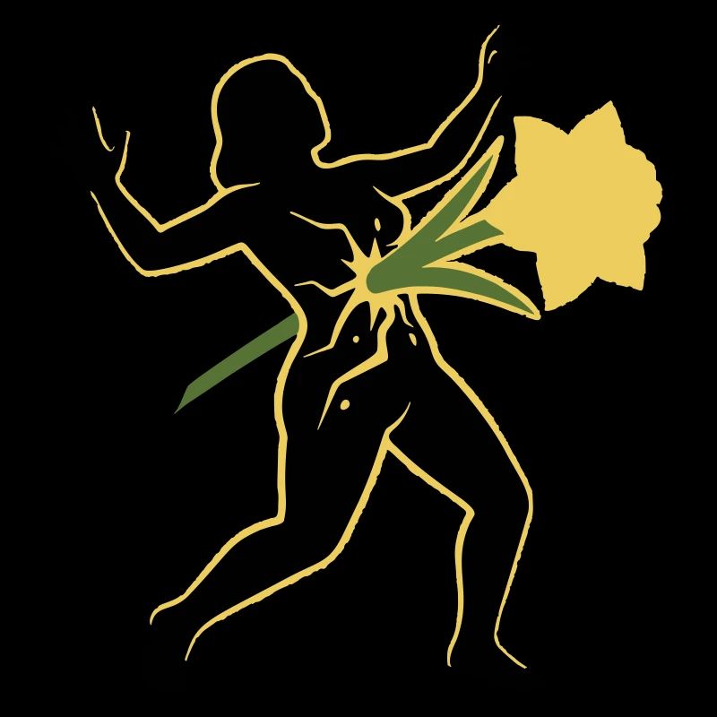 Danse de la Silhouette avec la Fleur