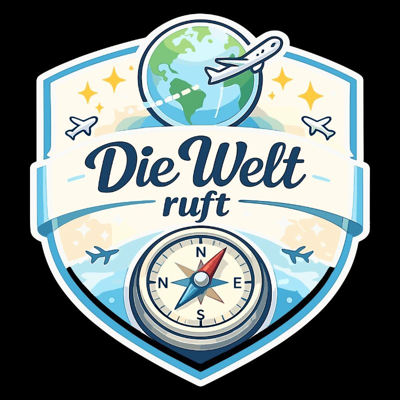 Die Welt ruft Reisepatch