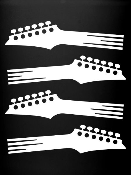 Guitar Headstock Silhouettes