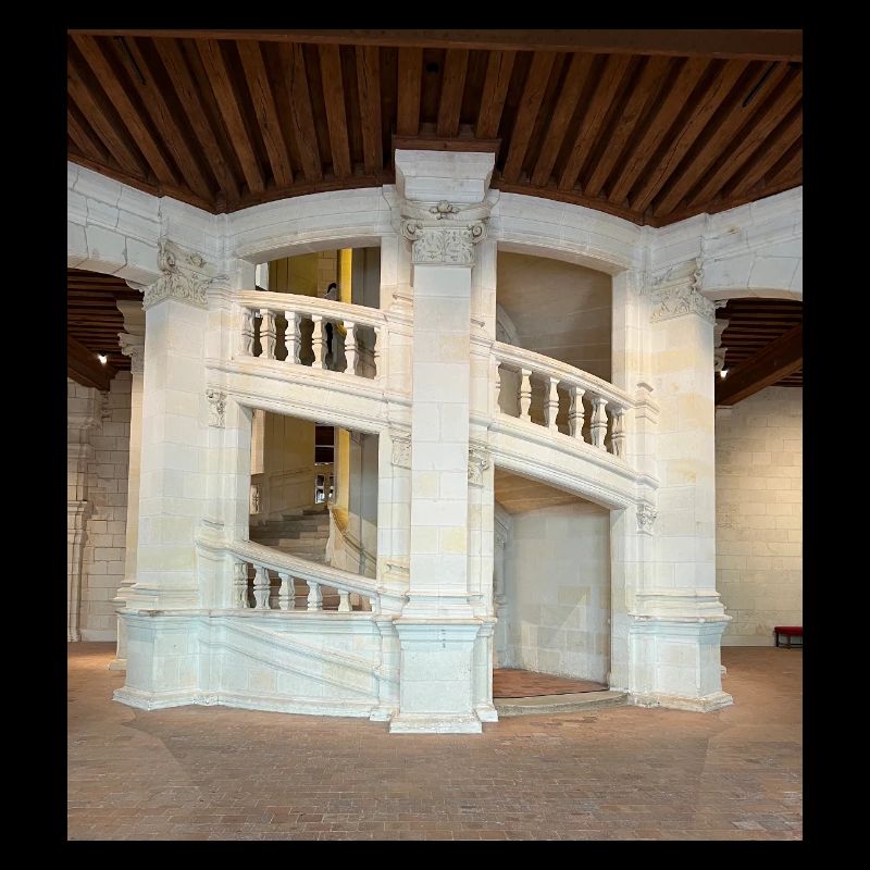 Escalier à double révolution