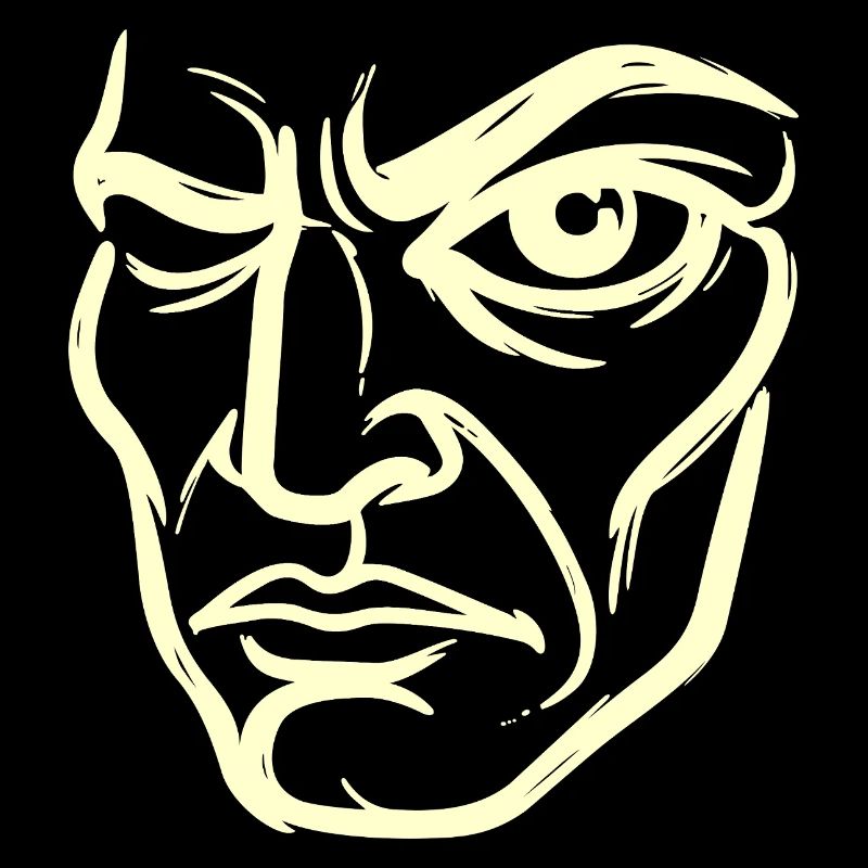 Abstract portrait "The Observer"