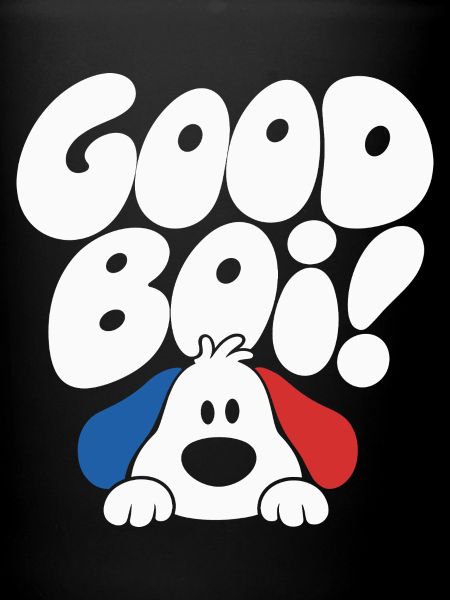 Good Boy Dog Rétro Design