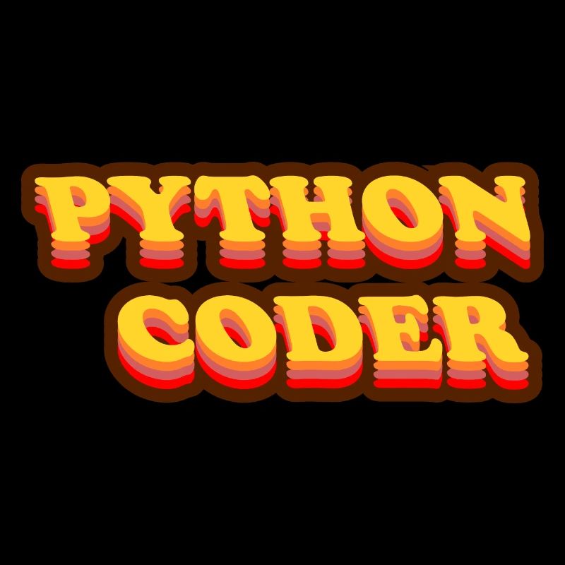 Vintage 70er Python-Programmierer