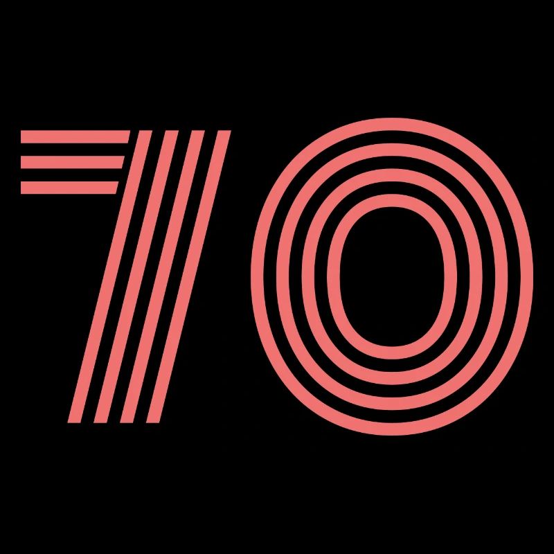 Cool Retro Retrostyle Numéro de maillot numéro de dos