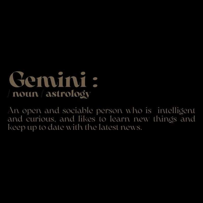 Astrological sign GEMINI definition- gift idea