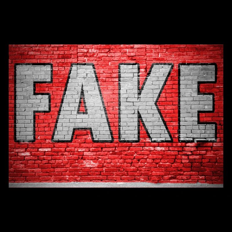 Faux graffiti de mur de briques