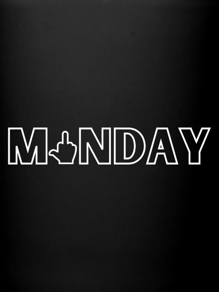 Monday middle finger
