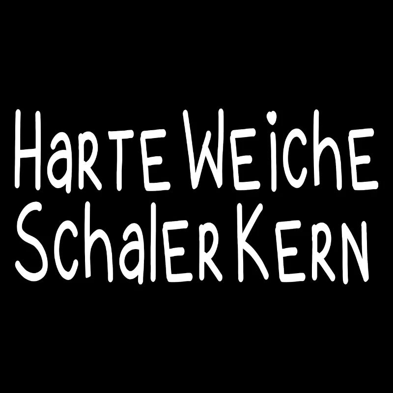 Harte Weiche Schaler Kern