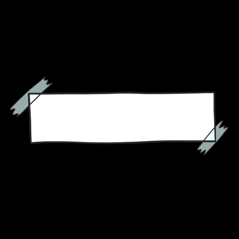 Banner Text Deko Klebeband