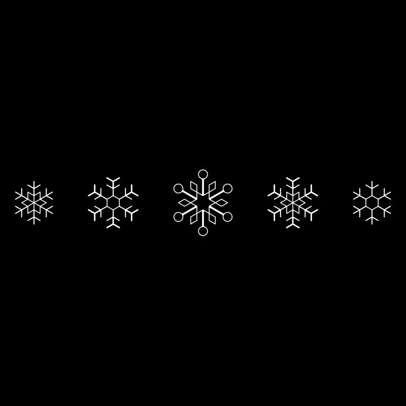 Five Snowflakes