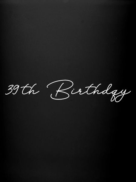 39e anniversaire