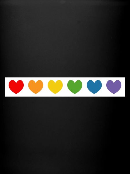 Rainbow Hearts Pattern