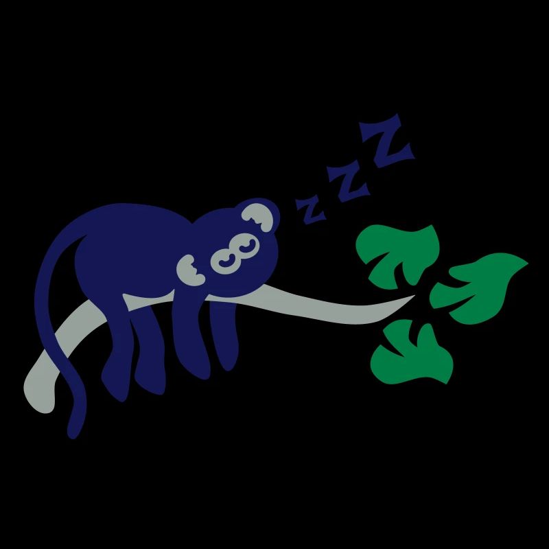 sleeping monkey
