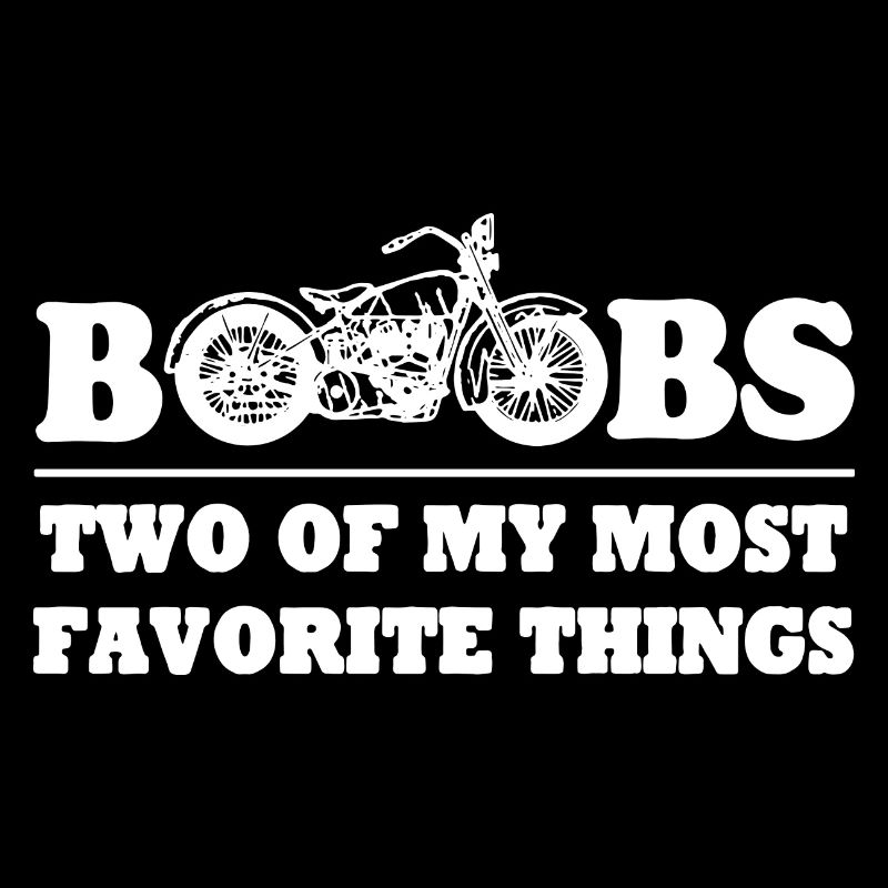 Funny Motorcycle Biker with Offensive