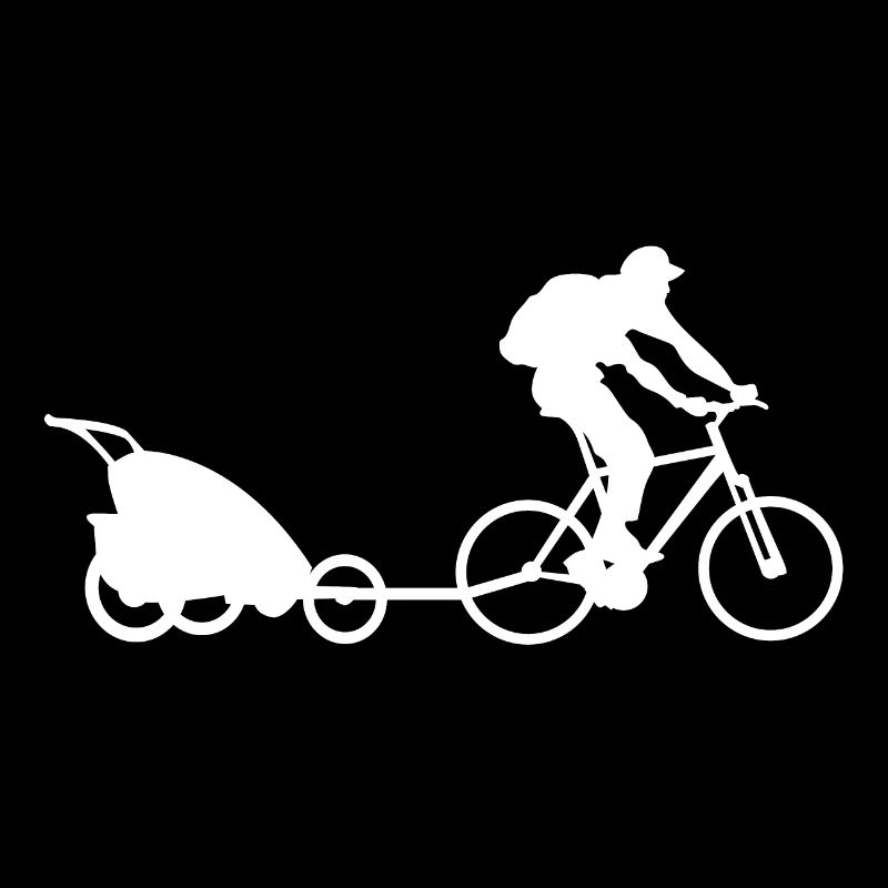 Bicycle Driver Papa Stroller Pendant Gift