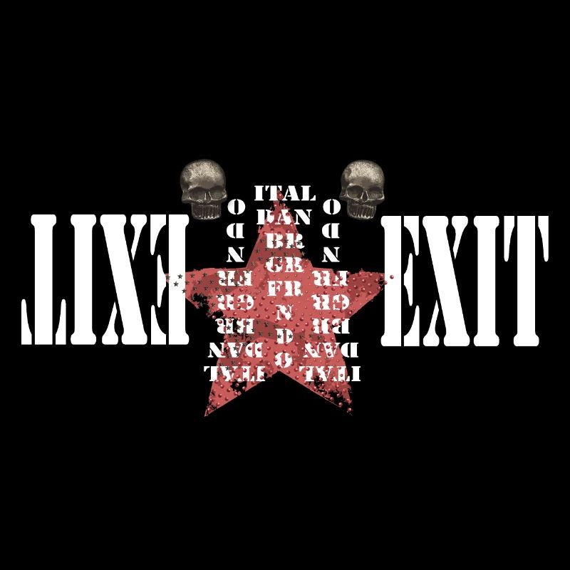 Exit Print White