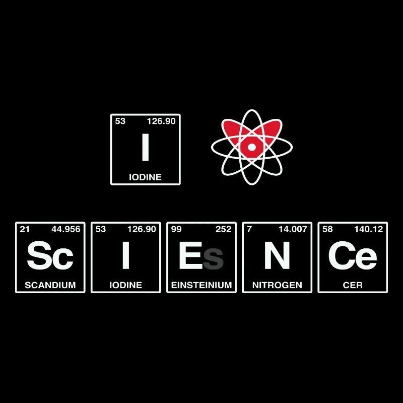 I LOVE SCIENCE - Elemente Perdiodensystem