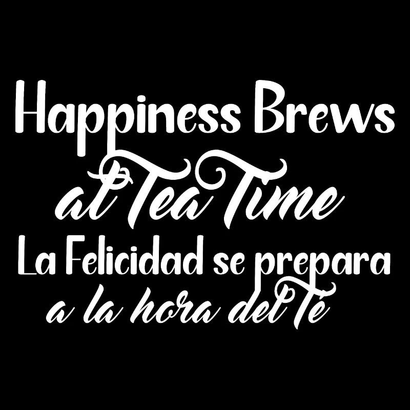 Tea Time Spanisches und englisches Design