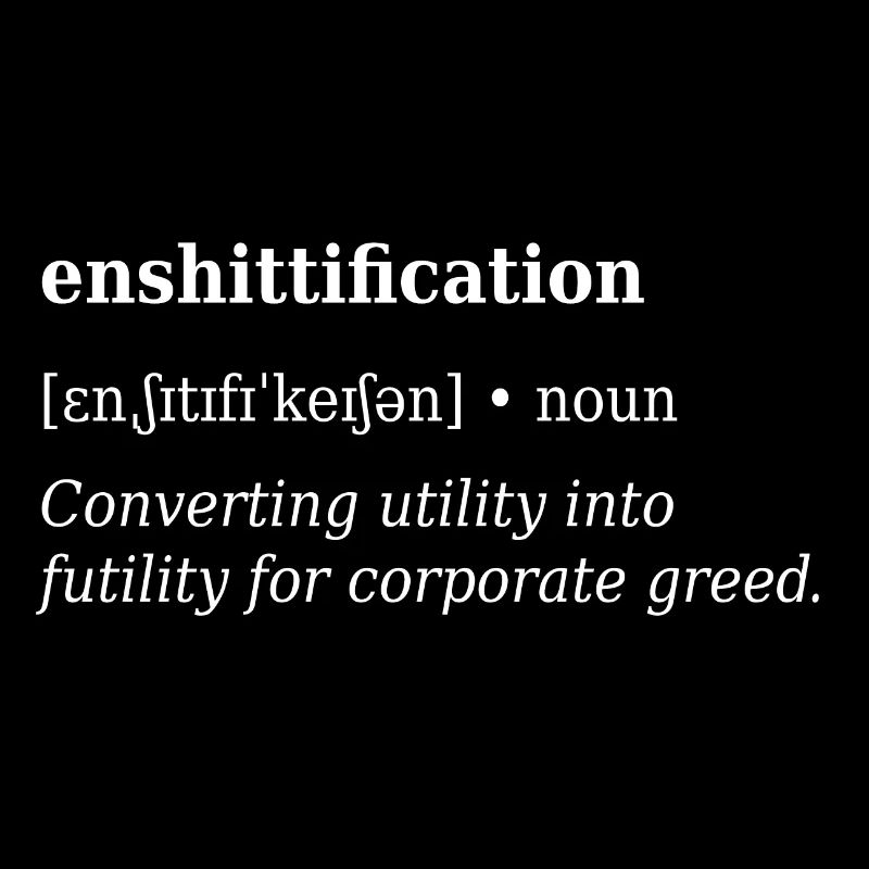 Définition de l’enshittification