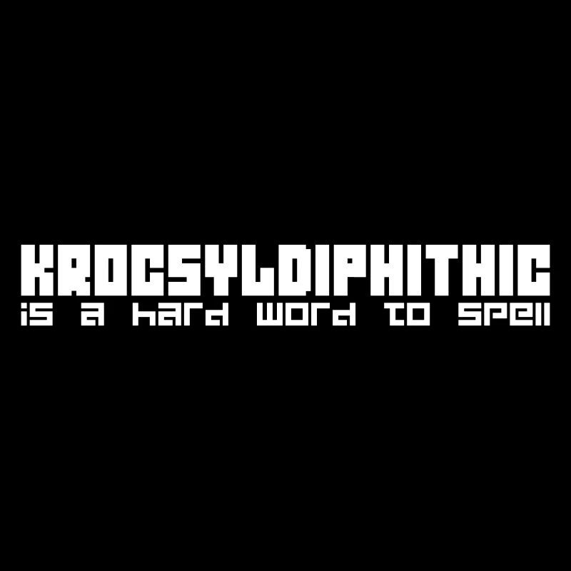 Krocsyldiphithic – Défi amusant d’orthographe